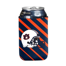 Auburn Diagonal Stripe Insulated Can Sleeve