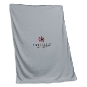 Otterbein University Screened Sweatshirt Blanket