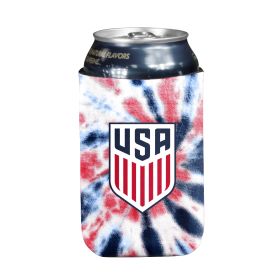 US Mens Soccer Team Tie Dye Insulated Can Sleeve