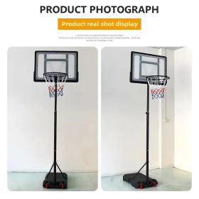 Children's Basketball Hoop Stand - Adjustable Height, Foldable, Wheels for Easy Moving - Perfect for Driveway, Backyard, or Indoor Play