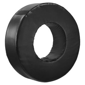 VEVOR Football Tackle Wheel, Football Tackling Dummy, Waterproof PVC and High-Density Sponge Tackle Ring, Dummies Training Equipment with Straps