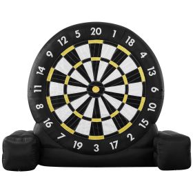 VEVOR Inflatable Soccer Dart Board, over 10 ft High Giant Soccer Dart Board with 9 Kick Balls & Air Pump