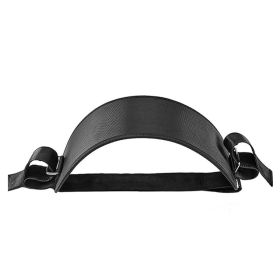 Dumbbell Potbelt Waist Strap,Hip Thrust Belts Booty For Use With Dumbbells Plates Exercise Anti-Slip For Gym Home Pull Up Belt For Weights (Option: Black)