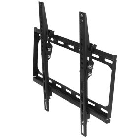 TV Wall Mount Tilt Dual Arm TV Mount Brackets Maximum VESA 400x400mm For 32-55in TVs (Color: Black, size: One size)