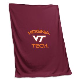 Virginia Tech Screened Sweatshirt Blanket (Option: Program)